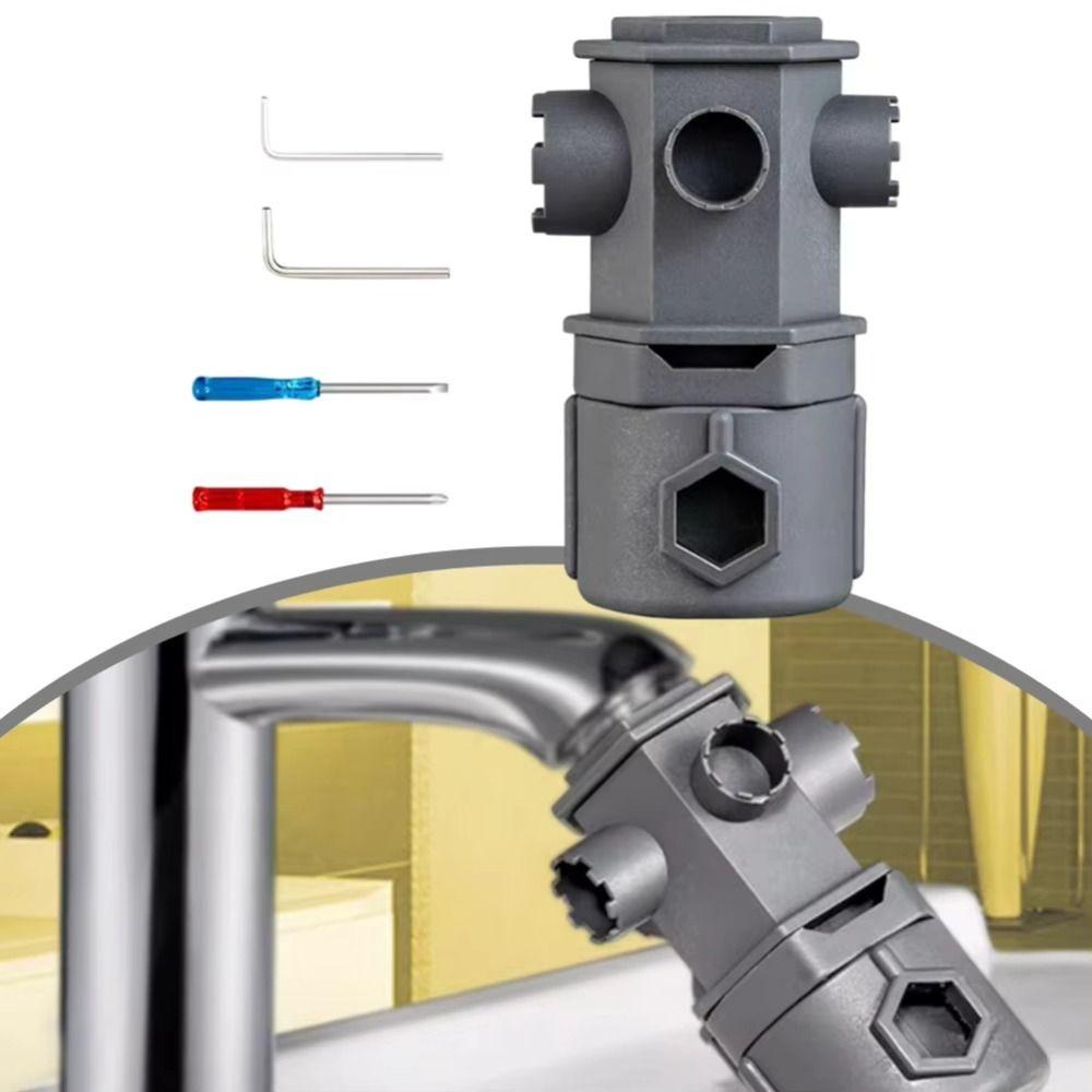 Plastic Faucet Wrench Tap Water Leakage Wrench Tool Set Compact Multifunctional Wrench Kitchen style 1
Plastic Faucet Wrench Tap Water Leakage Wrench Tool Set Compact Multifunctional Wrench Kitchen style 1