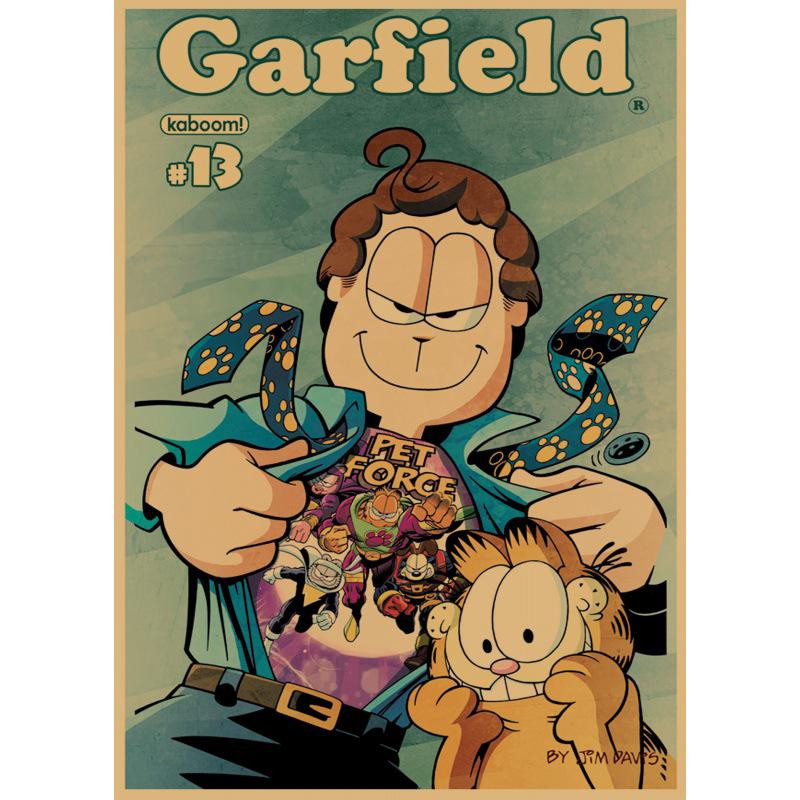 Garfield Retro Anime Poster: Decorative Kraft Paper for Cafe, Bar, or Restaurant White card paper (non-adhesive) 30*42 cm
Garfield Retro Anime Poster: Decorative Kraft Paper for Cafe, Bar, or Restaurant White card paper (non-adhesive) 30*42 cm