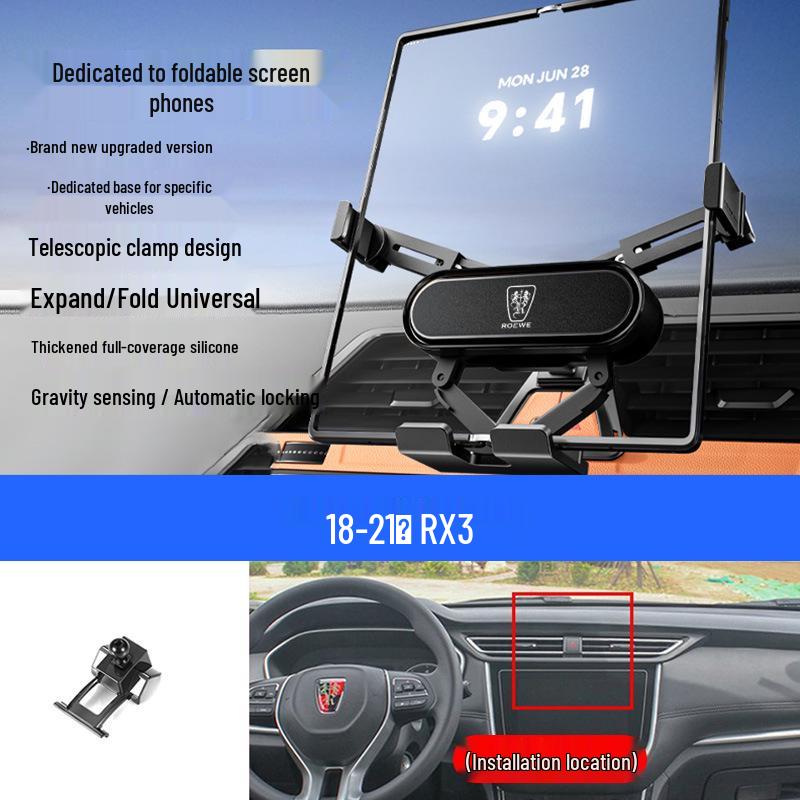Roewe Car Phone Holder: Compatible with 550, 350, 360, RX5 Gen 3, I6, RX8, I5, D7 Models
Roewe Car Phone Holder: Compatible with 550, 350, 360, RX5 Gen 3, I6, RX8, I5, D7 Models