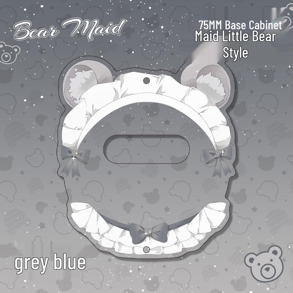 Gumi 75mm Maid Bear Acrylic Badge Frame & Display Stand 75mm Maid Little Bear Badge Frame сірий колір/синій
Gumi 75mm Maid Bear Acrylic Badge Frame & Display Stand 75mm Maid Little Bear Badge Frame сірий колір/синій