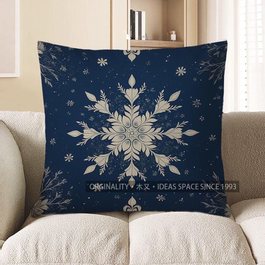 Home Decor Snowflake Pattern Throw Pillow For Home Decor Pattern Cushion Cover Suitable For Sofa Bedroom Car Pillow Cover 40x40cm
Home Decor Snowflake Pattern Throw Pillow For Home Decor Pattern Cushion Cover Suitable For Sofa Bedroom Car Pillow Cover 40x40cm