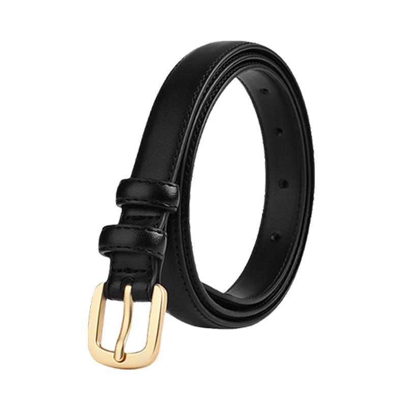 Versatile Thin Waist Belt for Women - Alloy Buckle, Casual Style, Light Luxury Leather 95 cm чорний
Versatile Thin Waist Belt for Women - Alloy Buckle, Casual Style, Light Luxury Leather 95 cm чорний