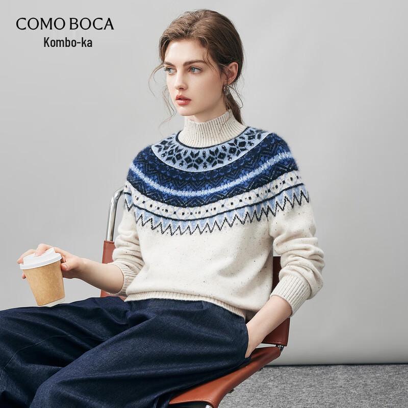 Жіночий товстий кашеміровий светр Komong Boca з візерунком Fair Isle 2XL
Жіночий товстий кашеміровий светр Komong Boca з візерунком Fair Isle 2XL