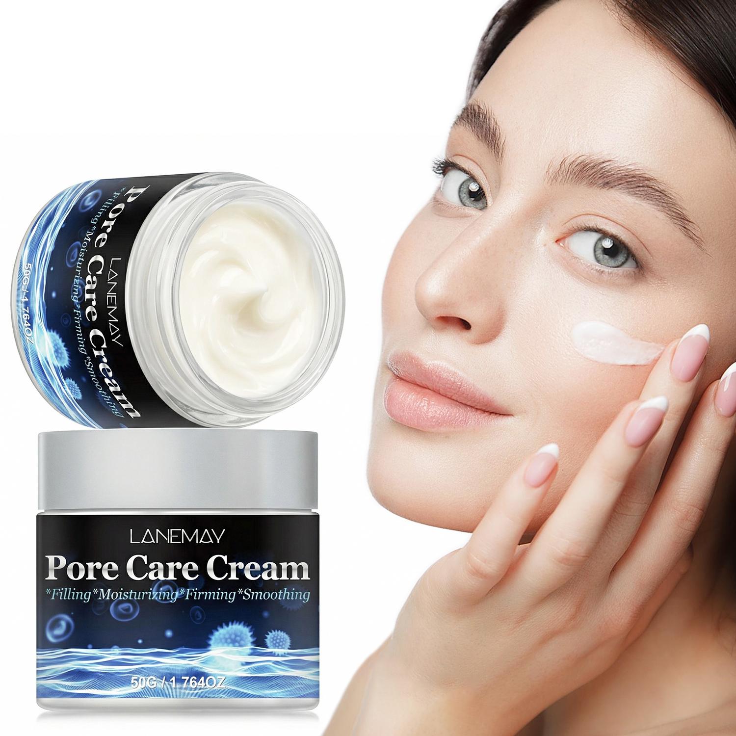 Pore Care Cream-Moisturizing & Firming & Smoothing-Gentle, Non Geasy And Easily To Absorbed-Suitable For All Skin Types, 50g
Pore Care Cream-Moisturizing & Firming & Smoothing-Gentle, Non Geasy And Easily To Absorbed-Suitable For All Skin Types, 50g