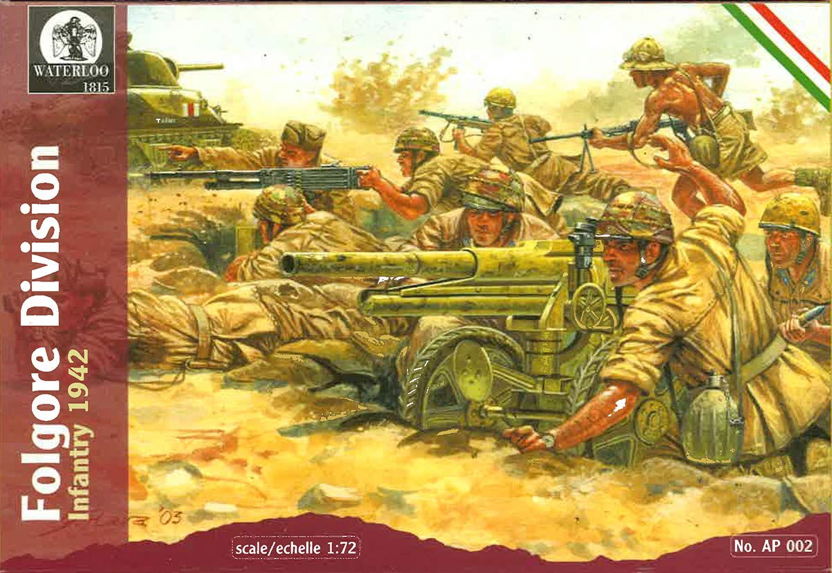 Ватерлоо 1815 дивизия Фольгоре 1942 пехотное подразделение 11 поз 44 пластиковая модель WA72002 1/72
Ватерлоо 1815 дивизия Фольгоре 1942 пехотное подразделение 11 поз 44 пластиковая модель WA72002 1/72