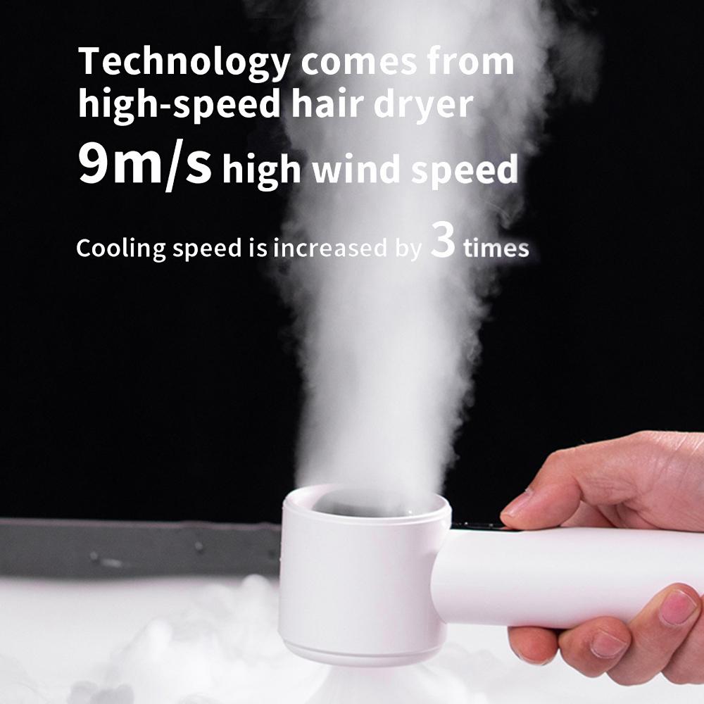 WX638 Rechargeable Cooling Fan 100 Wind Speeds High Speed Turbine Handheld Fan Black
WX638 Rechargeable Cooling Fan 100 Wind Speeds High Speed Turbine Handheld Fan Black