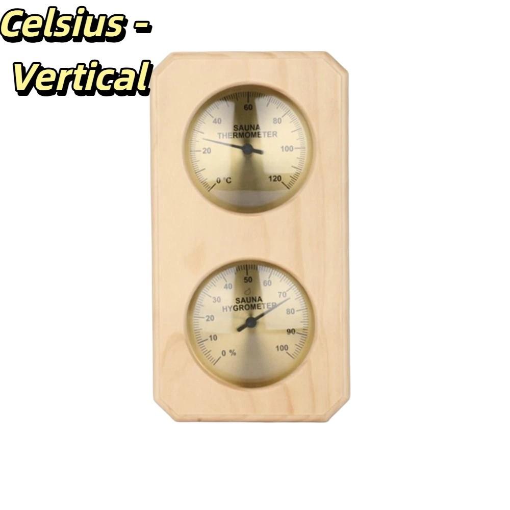 Bimetallic Strip Wall Mounted Thermometer Heat-Resistant Materials Hair Hygroscopic Element Hygrometer Pine Wood Casing
Bimetallic Strip Wall Mounted Thermometer Heat-Resistant Materials Hair Hygroscopic Element Hygrometer Pine Wood Casing
