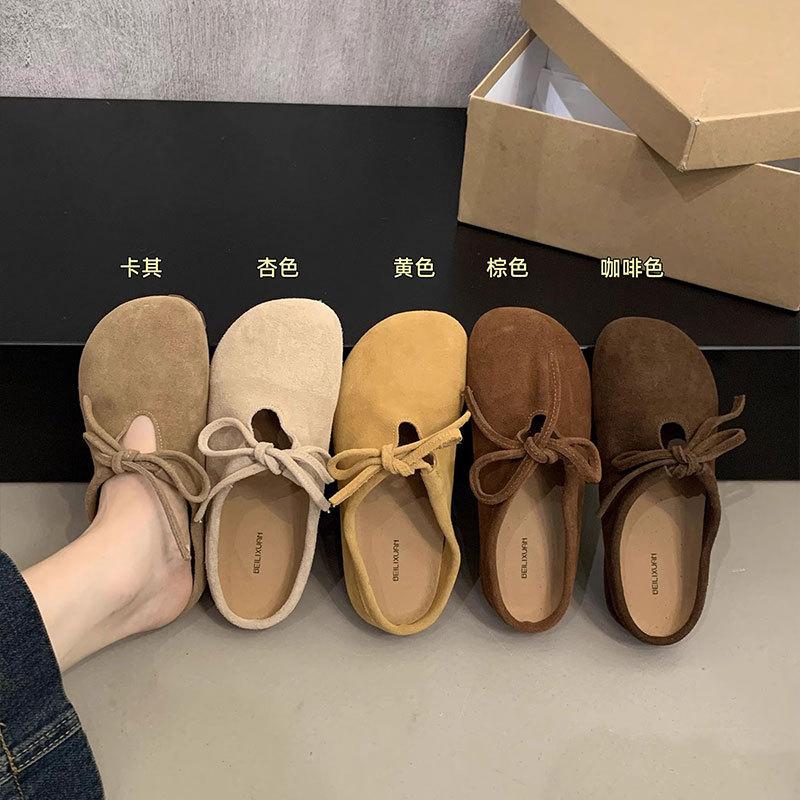 Beautiful version! Soft-soled big-headed ugly slippers women s autumn new retro soft flat-soled one-pedal shoes 35
Beautiful version! Soft-soled big-headed ugly slippers women s autumn new retro soft flat-soled one-pedal shoes 35