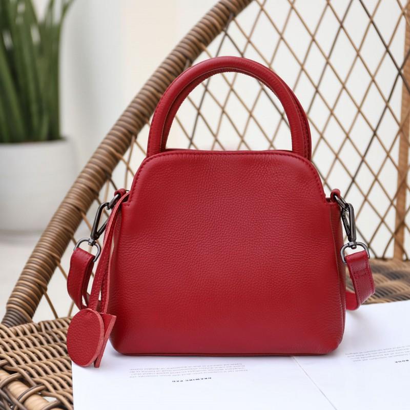 Direct Sales Texture Top-layer Cowhide Genuine Leather Women s Bag Commuting Tote Single Shoulder Cross-slung Handbag вина червоного кольору
Direct Sales Texture Top-layer Cowhide Genuine Leather Women s Bag Commuting Tote Single Shoulder Cross-slung Handbag вина червоного кольору