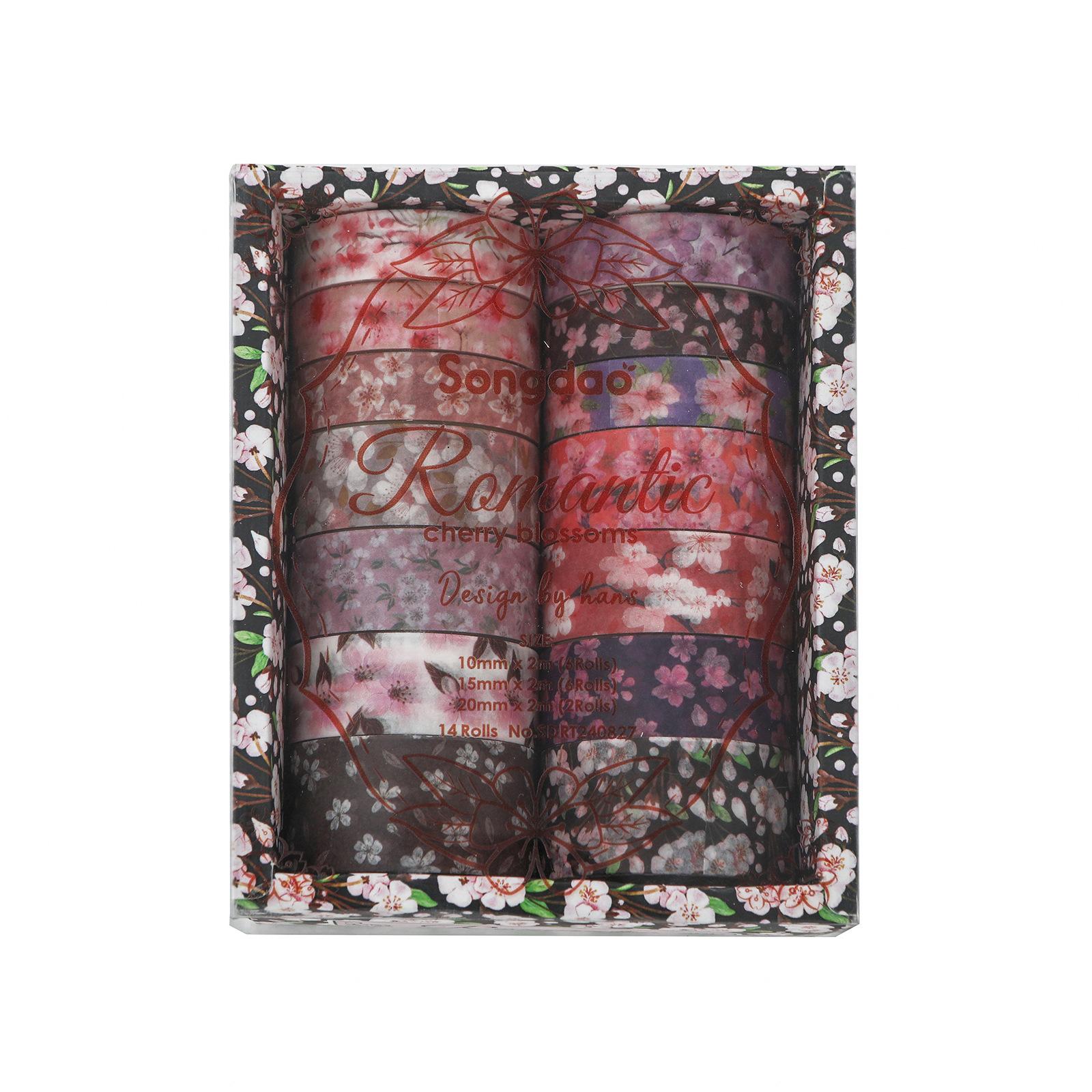 14Pcs/Set Washi Tapes Sakura Masking Tape Washi Stickers Scrapbooking Adhesive DIY Decorative Stationery School Supplies
14Pcs/Set Washi Tapes Sakura Masking Tape Washi Stickers Scrapbooking Adhesive DIY Decorative Stationery School Supplies