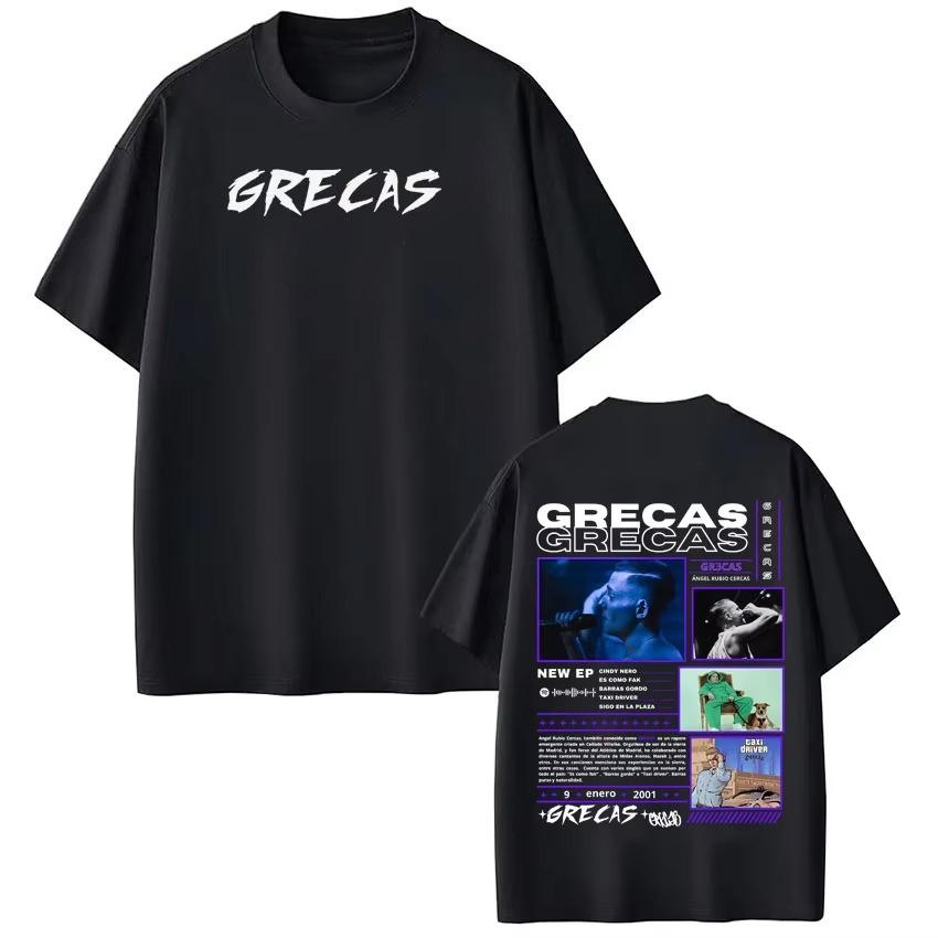 Rapper Grecas Album Tour Graphic Tees Men Women Hip-hop T-shirts Short-sleeved Casual pure Cotton Punk Casual T-shirts - Men ... 5XL різнокольоровий
Rapper Grecas Album Tour Graphic Tees Men Women Hip-hop T-shirts Short-sleeved Casual pure Cotton Punk Casual T-shirts - Men ... 5XL різнокольоровий