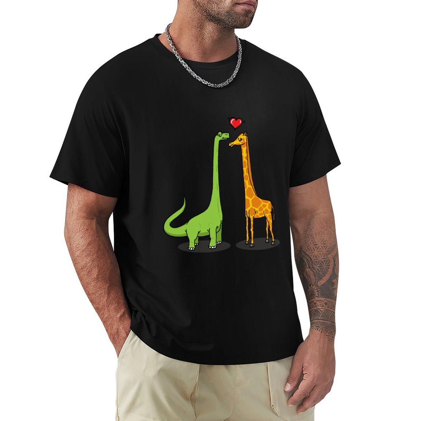 Brontosaur giraffe in love TShirt Blouse sports fans mens designer t shirt 4XL
Brontosaur giraffe in love TShirt Blouse sports fans mens designer t shirt 4XL