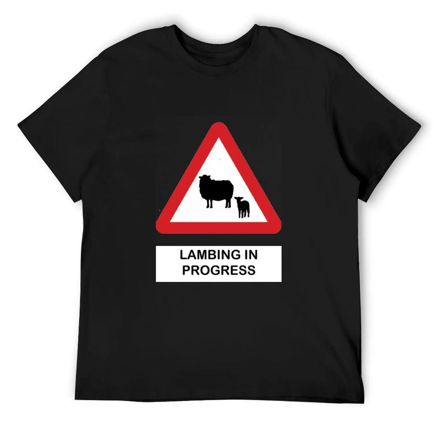 Lambing in progress traffic sign T-Shirt boys whites graphic t shirt vintage vintage oversized t shirt men t shirts XXXXXL різнокольоровий
Lambing in progress traffic sign T-Shirt boys whites graphic t shirt vintage vintage oversized t shirt men t shirts XXXXXL різнокольоровий
