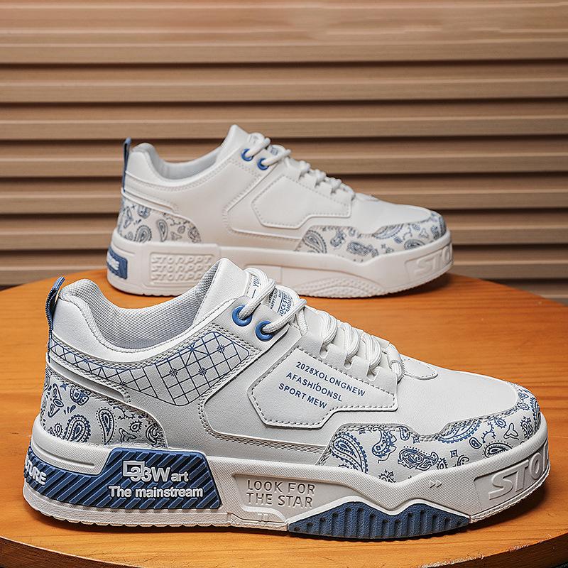 Кожаные кешью-цветочные кроссовки в стиле колледжа с низким берцем, повседневные спортивные туфли для сноубординга, на толстой подошве, увеличивающие рост, мужские туфли 44
Кожаные кешью-цветочные кроссовки в стиле колледжа с низким берцем, повседневные спортивные туфли для сноубординга, на толстой подошве, увеличивающие рост, мужские туфли 44