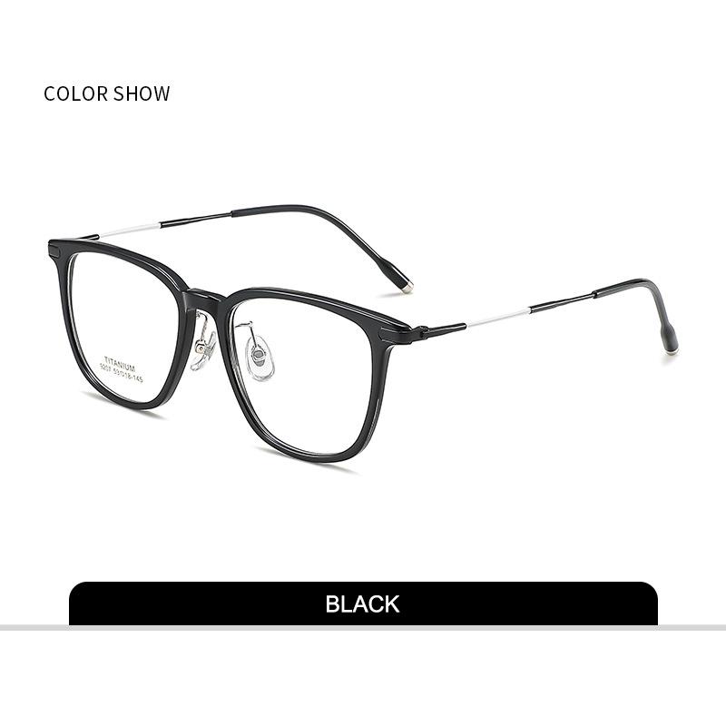 Ultralight Semi-Titanium Classic Glass Frames Korean Simple Vegetarian Acetate Retro Eyeglasses Business Casual Spectacle New чорний
Ultralight Semi-Titanium Classic Glass Frames Korean Simple Vegetarian Acetate Retro Eyeglasses Business Casual Spectacle New чорний