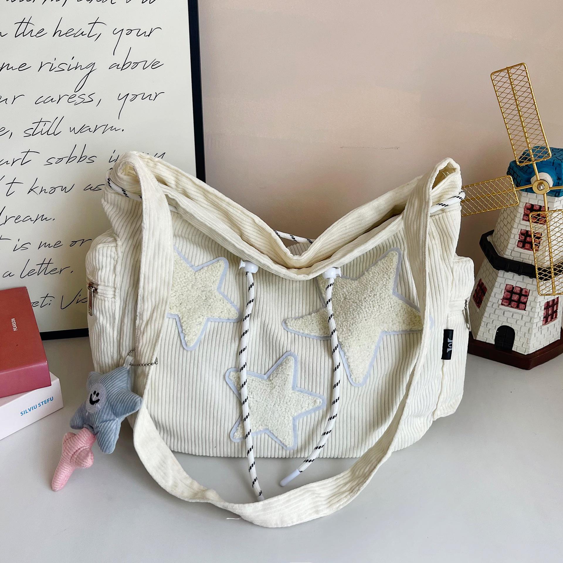 Women s Large Capacity Corduroy Crossbody Bag - Cute Star Design, Perfect for Spring/Summer Commutes
Women s Large Capacity Corduroy Crossbody Bag - Cute Star Design, Perfect for Spring/Summer Commutes
