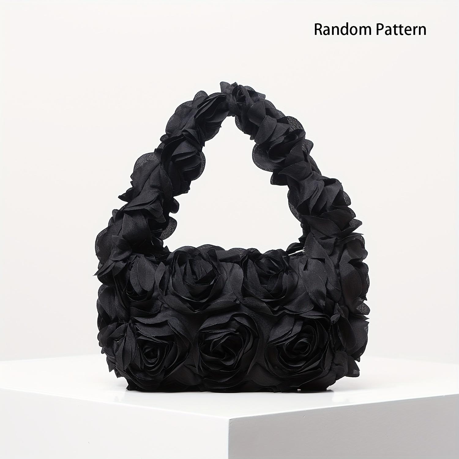 Elegant Rose Pattern Evening Clutch Polyester Zip Closure Dinner Bag Weddings & Parties Romantic Gift for Women One Size Fits All чёрный
Elegant Rose Pattern Evening Clutch Polyester Zip Closure Dinner Bag Weddings & Parties Romantic Gift for Women One Size Fits All чёрный