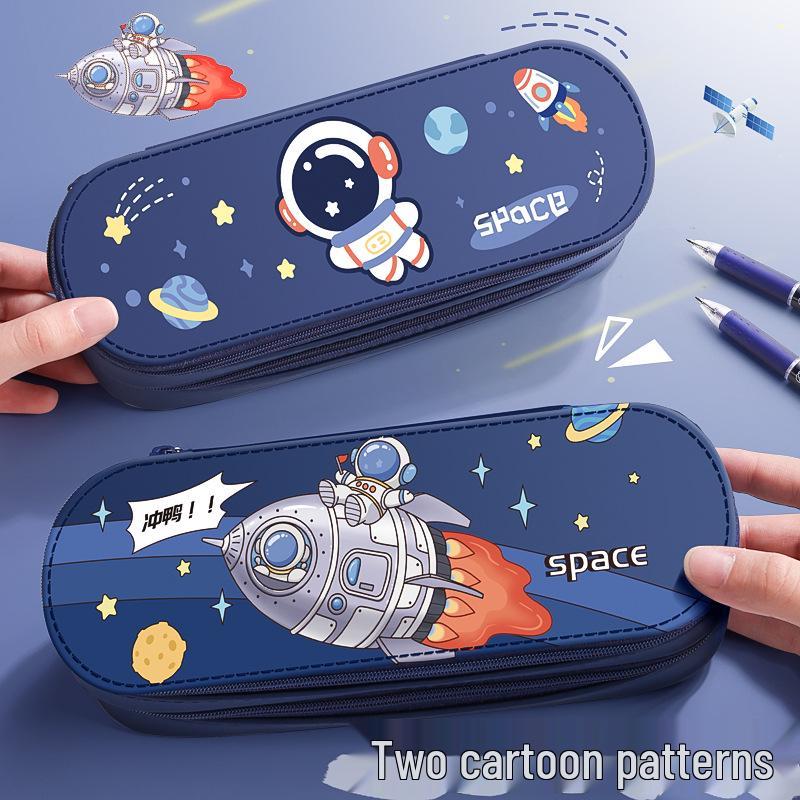 Astronaut Cartoon Double Layer Pencil Case for Boys - Cute, Large Capacity, Men s Style
Astronaut Cartoon Double Layer Pencil Case for Boys - Cute, Large Capacity, Men s Style