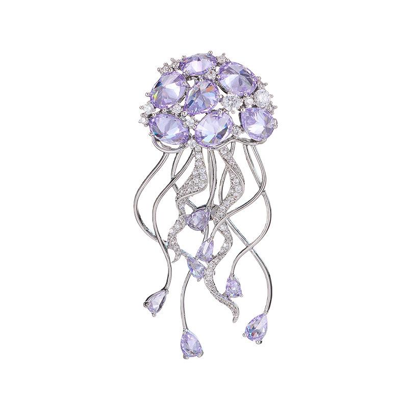 Dream Sea Blue and Red Jellyfish Brooches for Women and Men Suit Accessories Pins High-end Color Crystal Trendy Corsage Broche сливовый
Dream Sea Blue and Red Jellyfish Brooches for Women and Men Suit Accessories Pins High-end Color Crystal Trendy Corsage Broche сливовый