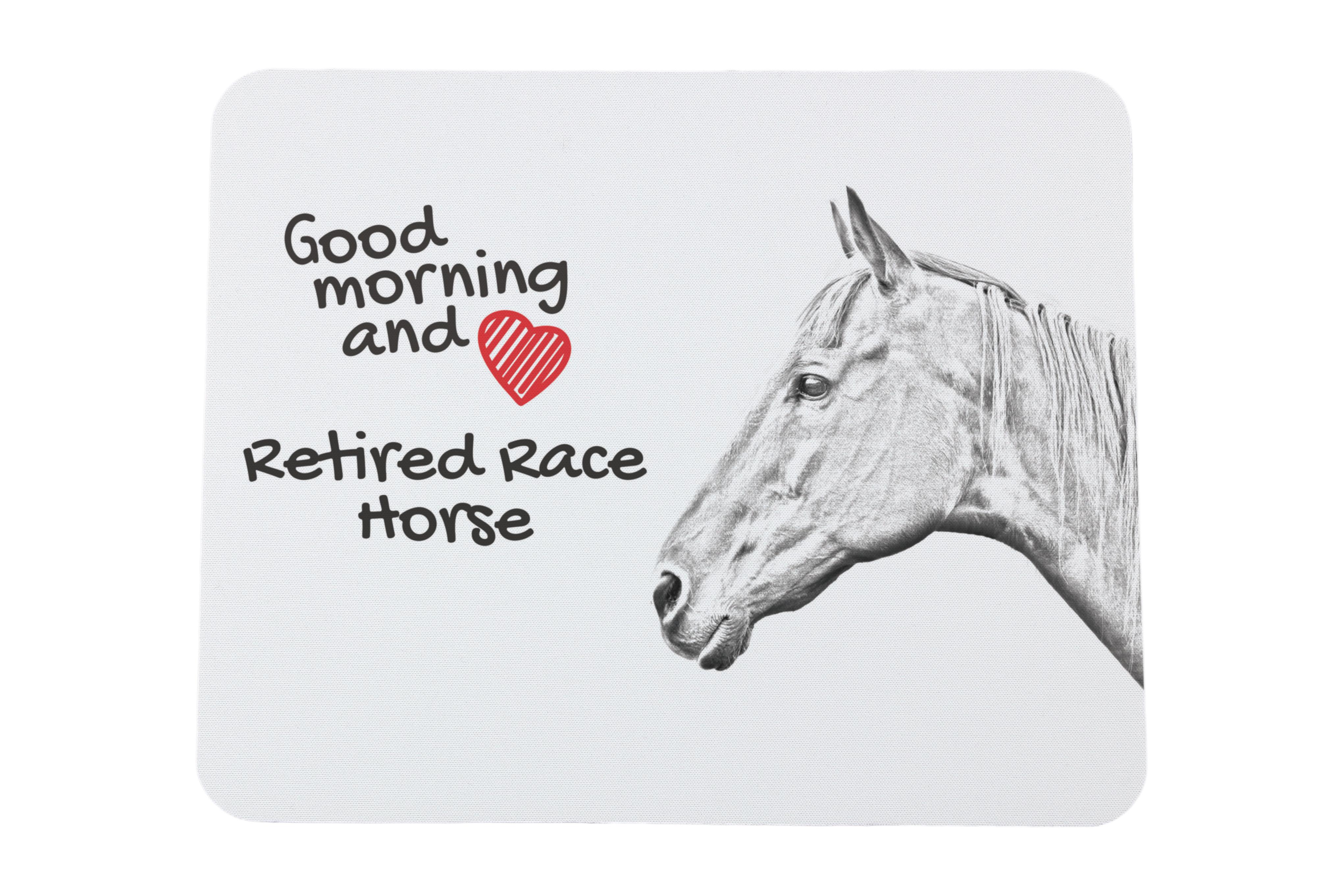 Retired Race Horse - килимок для миші з принтом, персональний килимок з конем, унікальний гаджет для офісного працівника від бренду Art-Dog білий
Retired Race Horse - килимок для миші з принтом, персональний килимок з конем, унікальний гаджет для офісного працівника від бренду Art-Dog білий