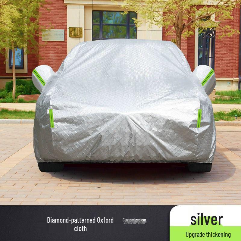 Universal Full Coverage Car Cover: Sun & Rain Protection, Heat Insulation, Thickened Oxford Cloth Custom Car Model (Specify in Order)
Universal Full Coverage Car Cover: Sun & Rain Protection, Heat Insulation, Thickened Oxford Cloth Custom Car Model (Specify in Order)