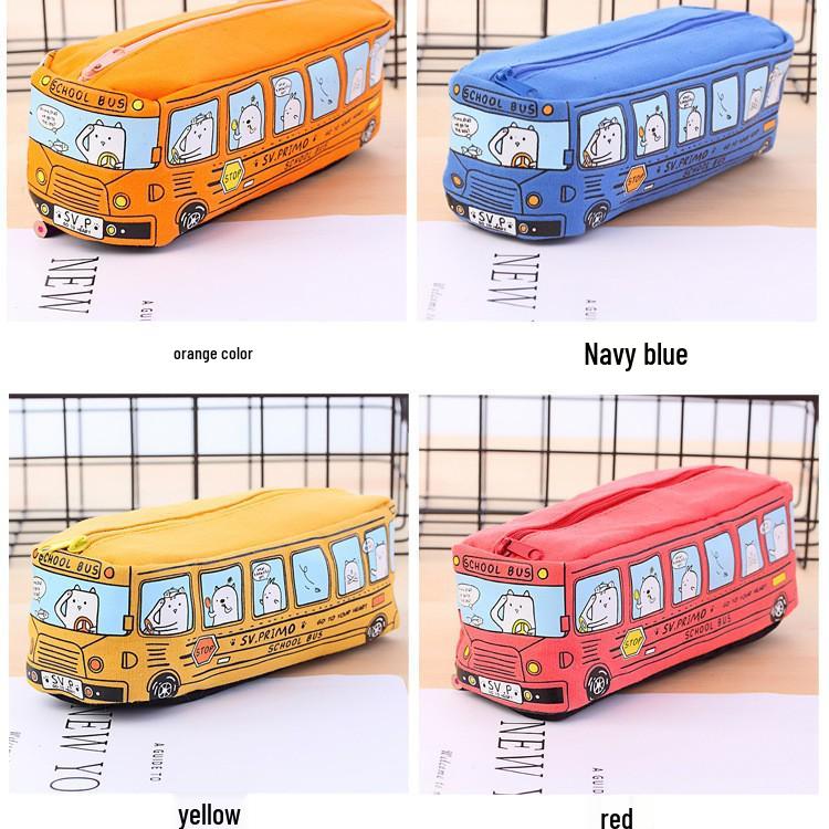 Creative Large Capacity Bus Pencil Case for Kindergarten and Primary School - Korean Style Simple Pencil Box
Creative Large Capacity Bus Pencil Case for Kindergarten and Primary School - Korean Style Simple Pencil Box