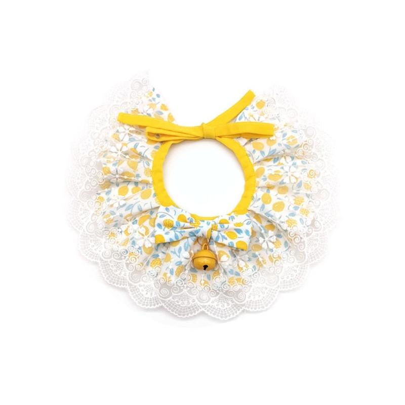 Милий мереживний принцесовий котячий нашийник кроляча підвіска аксесуари для домашніх тварин нашийники для цуценят та кошенят з маленьким дзвіночком регульований нагрудник для тварин XS жовтий
Милий мереживний принцесовий котячий нашийник кроляча підвіска аксесуари для домашніх тварин нашийники для цуценят та кошенят з маленьким дзвіночком регульований нагрудник для тварин XS жовтий