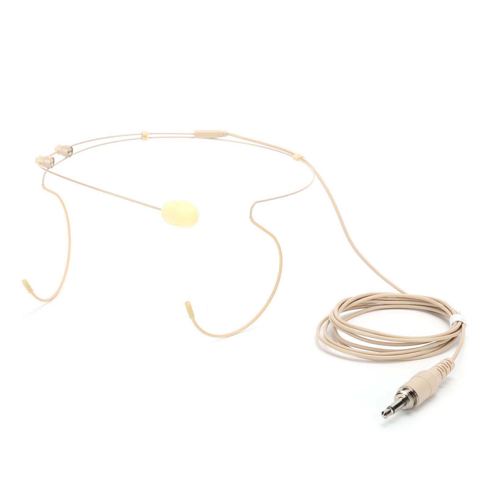 Микрофон с креплением на ухо 3,5 мм, двойной микрофон с винтовым креплением для передатчика BodyPack
Микрофон с креплением на ухо 3,5 мм, двойной микрофон с винтовым креплением для передатчика BodyPack