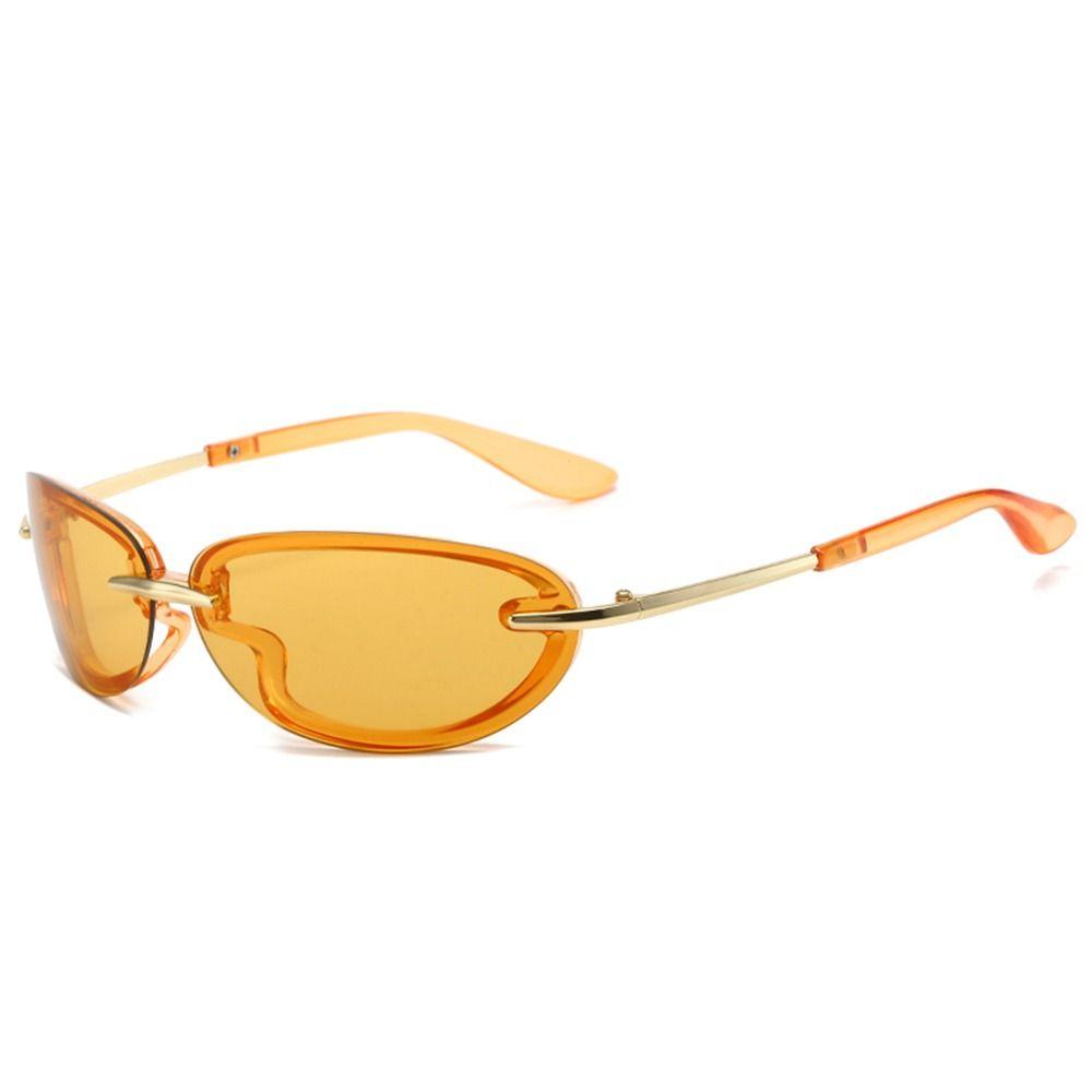 Wrap Around Y2K Rectangle Sunglasses Rimless Candy Color Sports Driving Shades UV400 Blue Green Sun Glasses помаранчевий
Wrap Around Y2K Rectangle Sunglasses Rimless Candy Color Sports Driving Shades UV400 Blue Green Sun Glasses помаранчевий