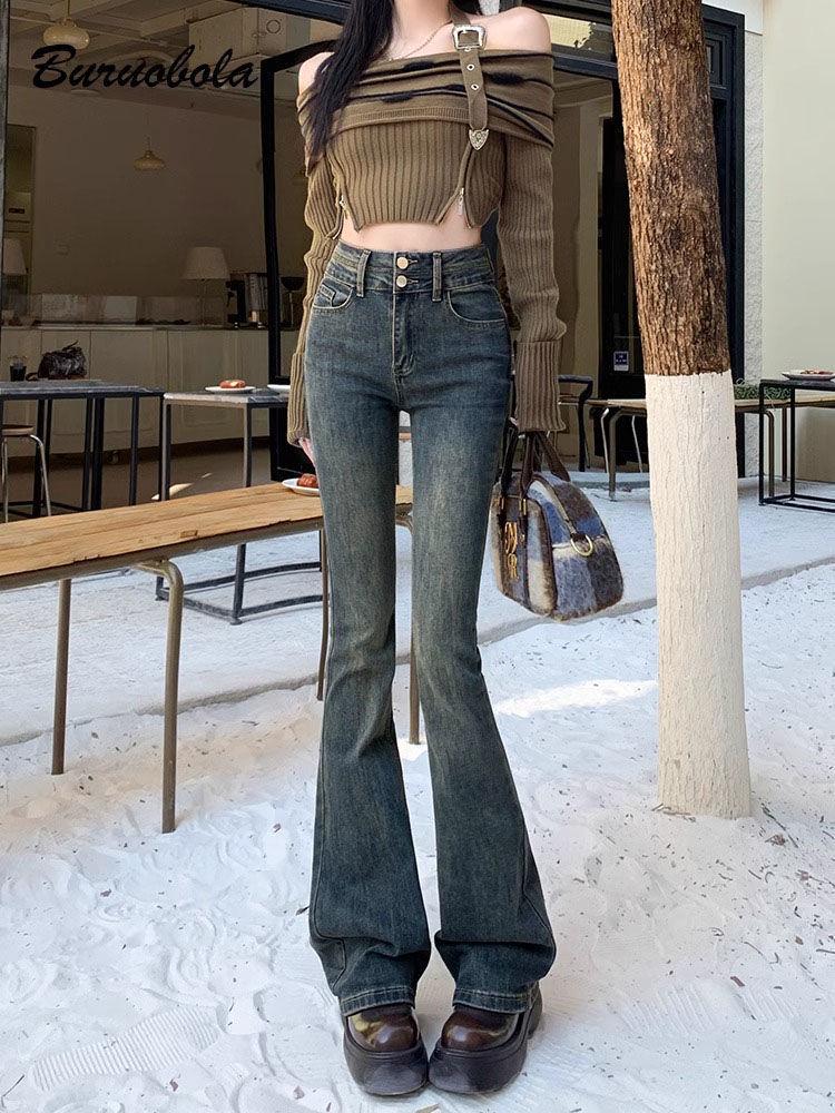 Цементно-серые джинсы клеш с высокой посадкой в стиле ретро для женщин, коллекция осень/зима 2025 L
Цементно-серые джинсы клеш с высокой посадкой в стиле ретро для женщин, коллекция осень/зима 2025 L