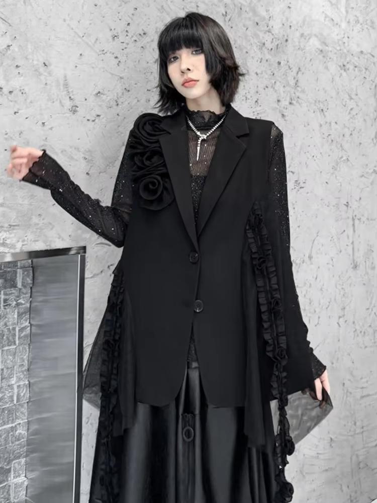XITAO Gauze Patchwork Ruffles Three-dimensional Decoration Vest GMM1229 One Size чорний
XITAO Gauze Patchwork Ruffles Three-dimensional Decoration Vest GMM1229 One Size чорний