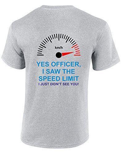 Слишком быстрая езда Мужская футболка Смешной подарок автомобиль дорога скорость полиция презент шутка веселье XL
Слишком быстрая езда Мужская футболка Смешной подарок автомобиль дорога скорость полиция презент шутка веселье XL