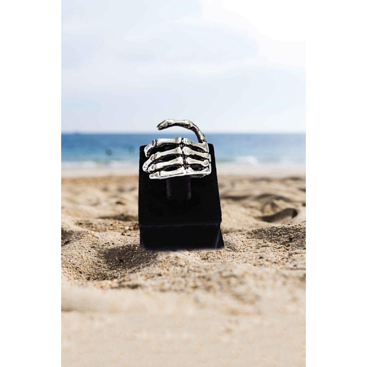 Регулируемое кольцо модели руки скелета 
Регулируемое кольцо модели руки скелета