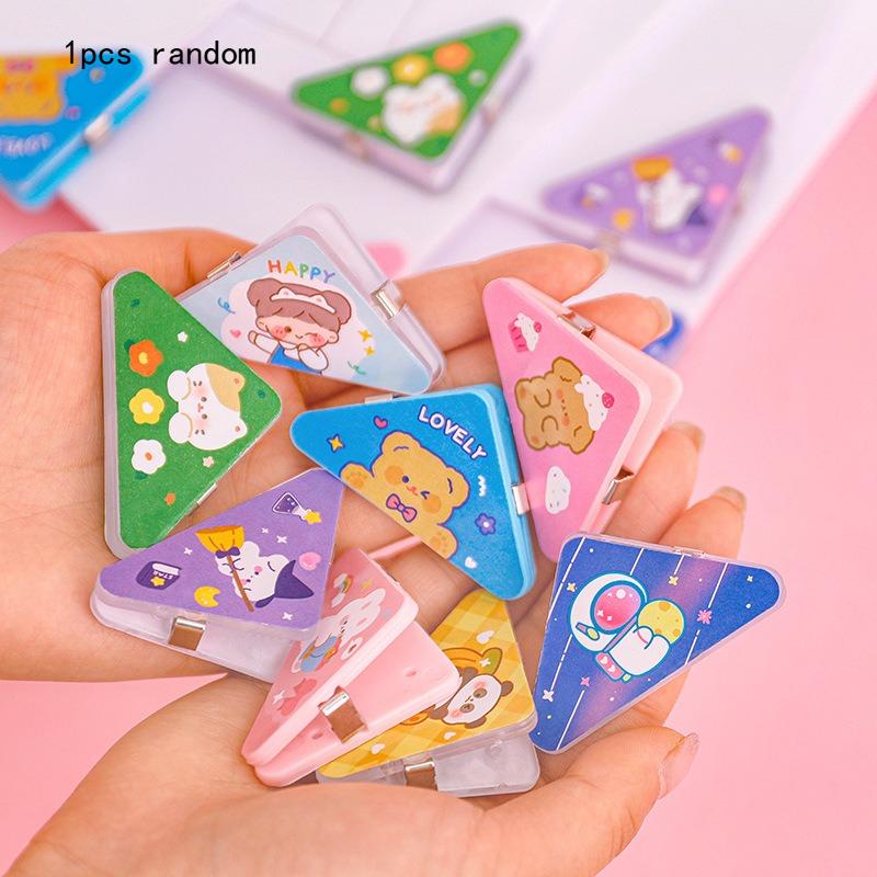 Office School Supplies Multifunctional Cartoon Color Corner Clip Student Cute Pp Note Test Paper Information Storage Triangle
Office School Supplies Multifunctional Cartoon Color Corner Clip Student Cute Pp Note Test Paper Information Storage Triangle