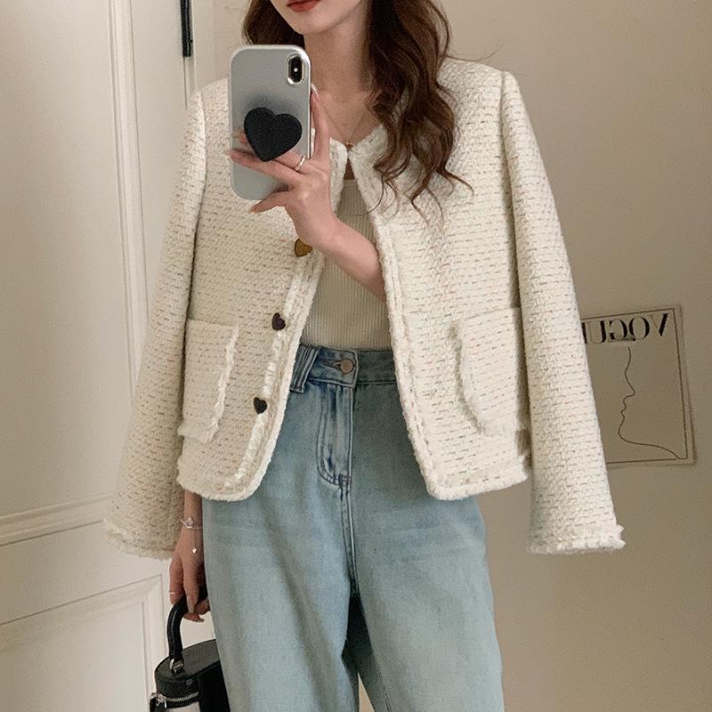 XUDAFA Women s French-Style Tweed Jacket: Winter Puyuan Color, Age-Reducing Short Top Medium
XUDAFA Women s French-Style Tweed Jacket: Winter Puyuan Color, Age-Reducing Short Top Medium