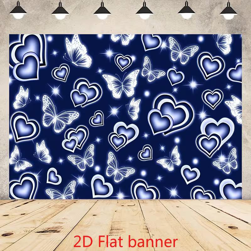 2D Romantic Heart & Butterfly Banner for Wedding & Valentine s Day 47.2x31.5inch/120*80cm
2D Romantic Heart & Butterfly Banner for Wedding & Valentine s Day 47.2x31.5inch/120*80cm