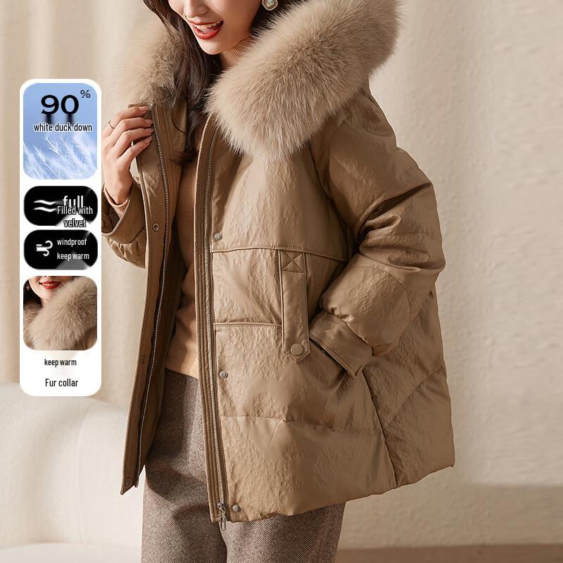 JIANHU Стильная женская куртка-пуховик из искусственной кожи для женщин среднего возраста с большим меховым воротником 2XL
JIANHU Стильная женская куртка-пуховик из искусственной кожи для женщин среднего возраста с большим меховым воротником 2XL