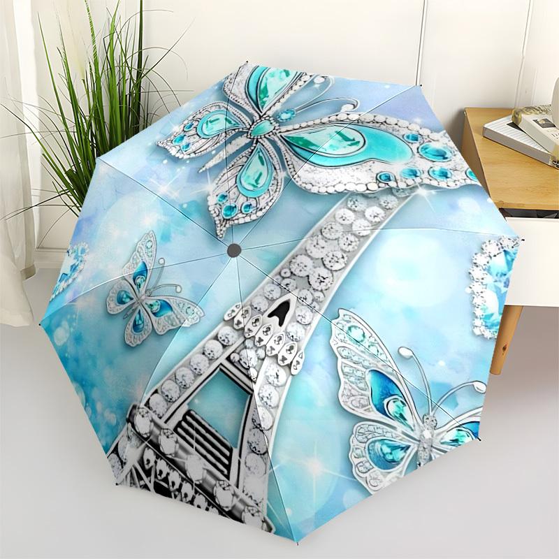 1pc Jeweled Tower Automatic Opening/Closing Umbrella with Operation & Windproof Canopy yy260311033
1pc Jeweled Tower Automatic Opening/Closing Umbrella with Operation & Windproof Canopy yy260311033
