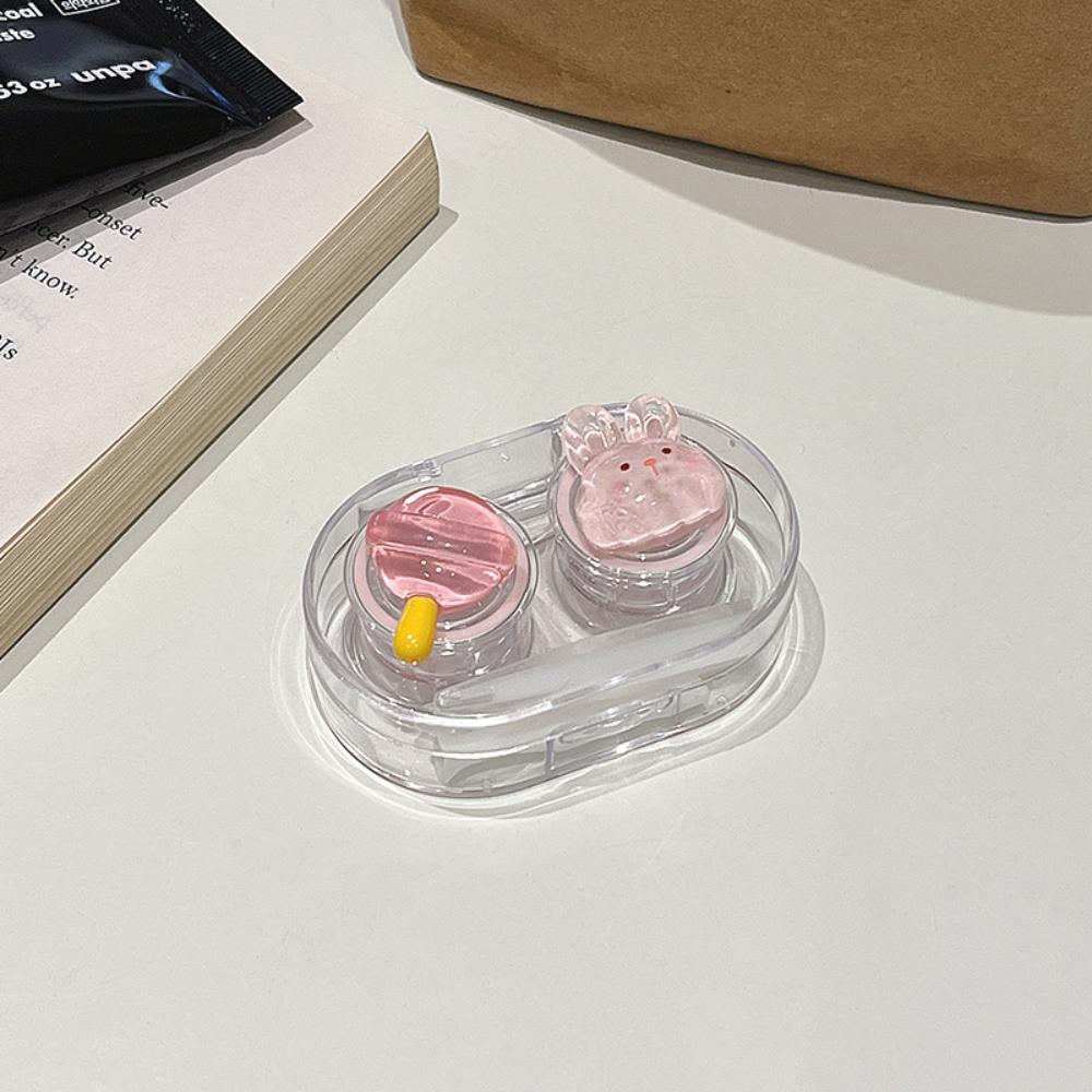 Colored Contact Lenses Box Cute Fashion Contact Lens Box Mini Lens Case Set Popsicle-Shaped Contact Lens Container For Personal
Colored Contact Lenses Box Cute Fashion Contact Lens Box Mini Lens Case Set Popsicle-Shaped Contact Lens Container For Personal