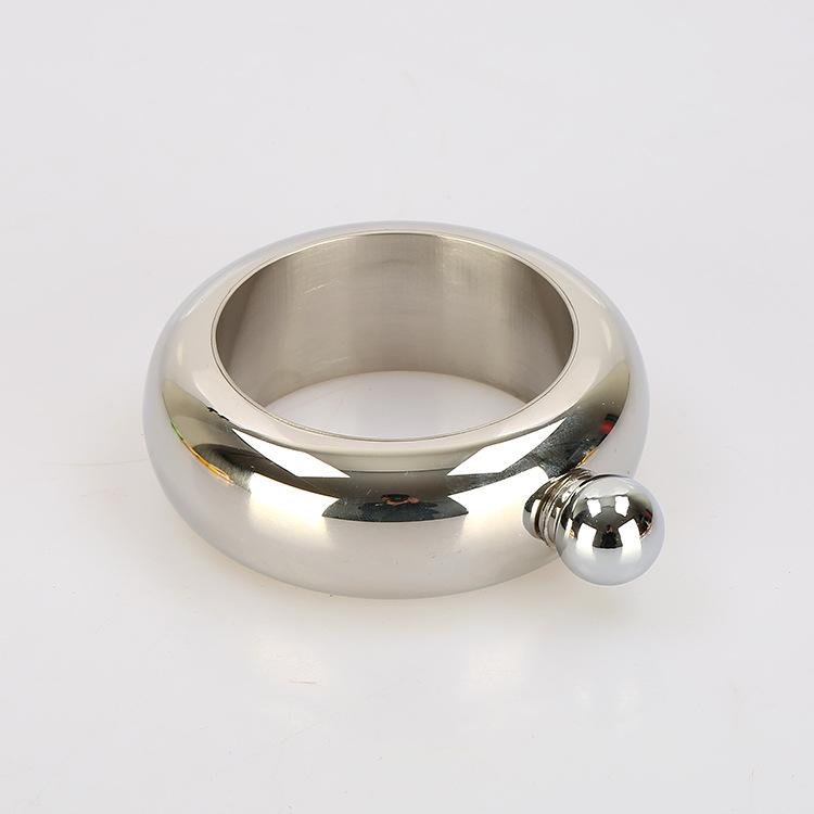 3,5 унции Металлическая фляга-браслет Подходит для виски, водки, для хранения виски/алкоголя, винные аксессуары, круглая шикарная фляга
3,5 унции Металлическая фляга-браслет Подходит для виски, водки, для хранения виски/алкоголя, винные аксессуары, круглая шикарная фляга