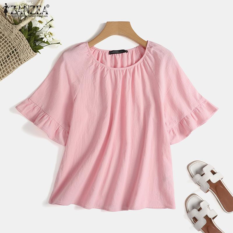 ZANZEA Женщины Лето Повседневный O-образный вырез Flare Половина Рукав Сплошной цвет Блузка Топы
ZANZEA Женщины Лето Повседневный O-образный вырез Flare Половина Рукав Сплошной цвет Блузка Топы