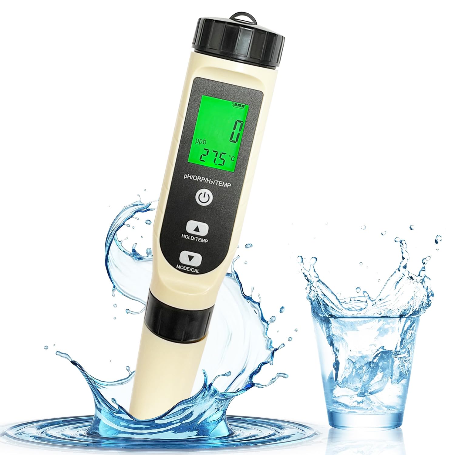 Digital Water Quality Meter 4 in 1 Measuring Instrument PH Meter Water Quality Test Kit Water Quality Tester ORP Meter Redox Potential Meter Automatic чорний
Digital Water Quality Meter 4 in 1 Measuring Instrument PH Meter Water Quality Test Kit Water Quality Tester ORP Meter Redox Potential Meter Automatic чорний