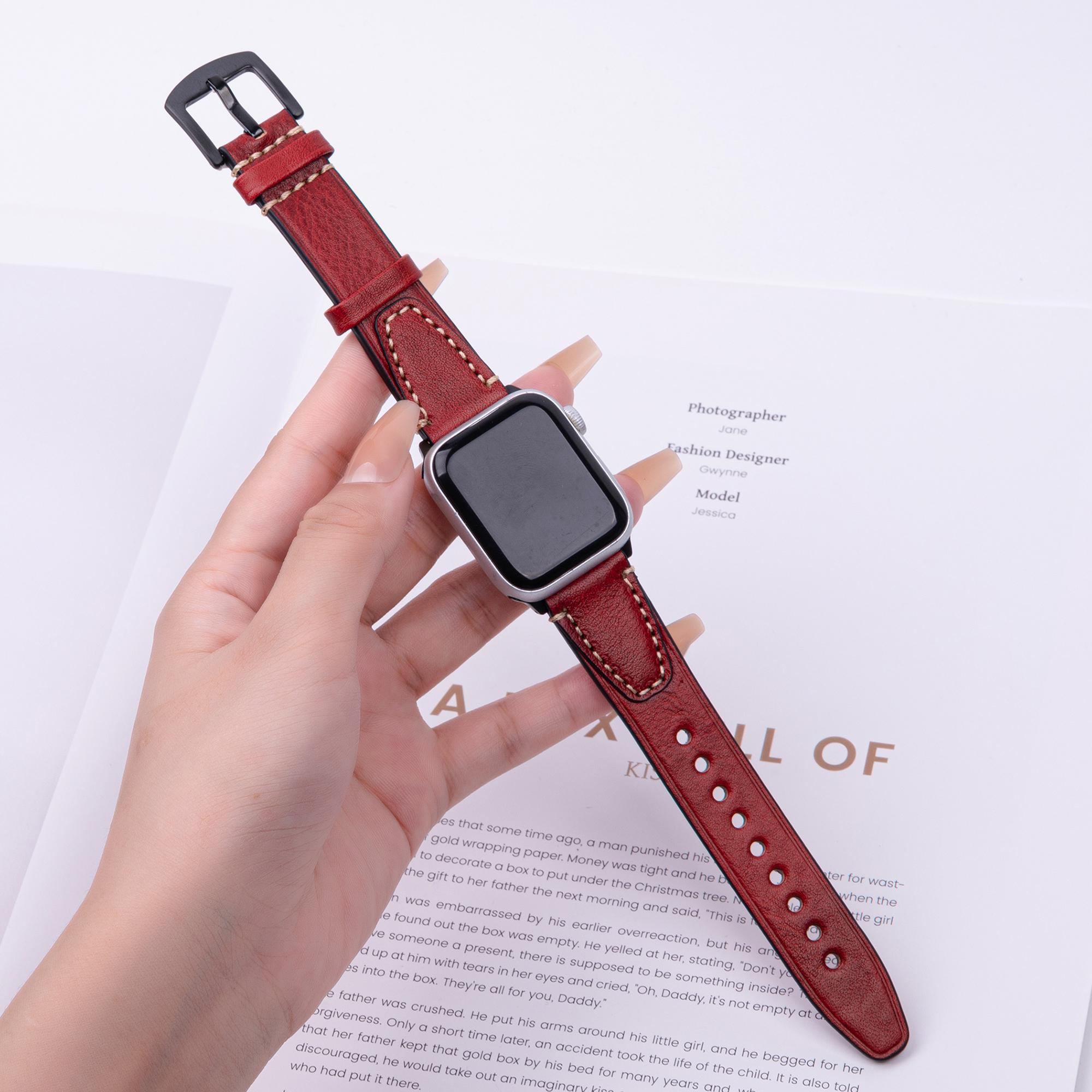 Watch Band for Apple Watch Series 10 Ultra 9 8 7 SE 6 5 4 3 2 1 46mm 49mm 45mm 44mm 42mm U-Shaped Design Genuine Cow Leather Strap Coffee
Watch Band for Apple Watch Series 10 Ultra 9 8 7 SE 6 5 4 3 2 1 46mm 49mm 45mm 44mm 42mm U-Shaped Design Genuine Cow Leather Strap Coffee