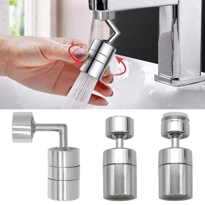 Tête de Robinet Amovible Cuisine, Mo Filusseur Robinet Aérateur Robinet 720° Rotation, Embout Robinet Anti-éclaboussures avectre
Tête de Robinet Amovible Cuisine, Mo Filusseur Robinet Aérateur Robinet 720° Rotation, Embout Robinet Anti-éclaboussures avectre