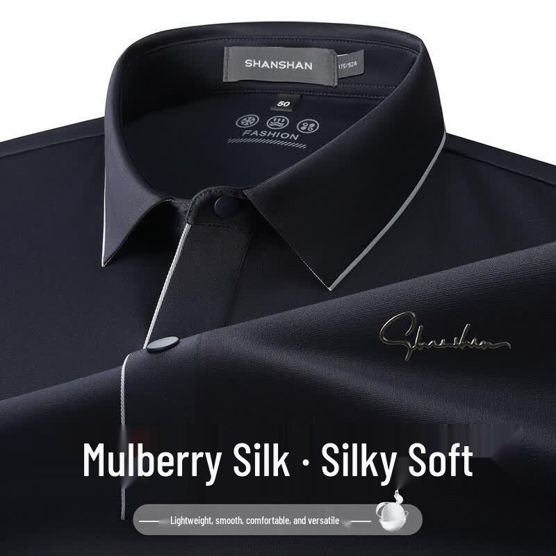 SHANSHAN Men s Cooling Silk Blend Polo Shirt M
SHANSHAN Men s Cooling Silk Blend Polo Shirt M