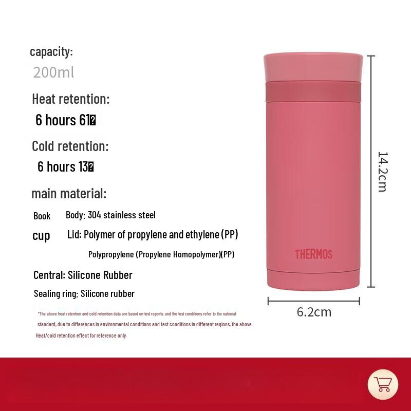 Thermos TCNC-200 Lipstick-Style Insulated Mug, 200ml
Thermos TCNC-200 Lipstick-Style Insulated Mug, 200ml