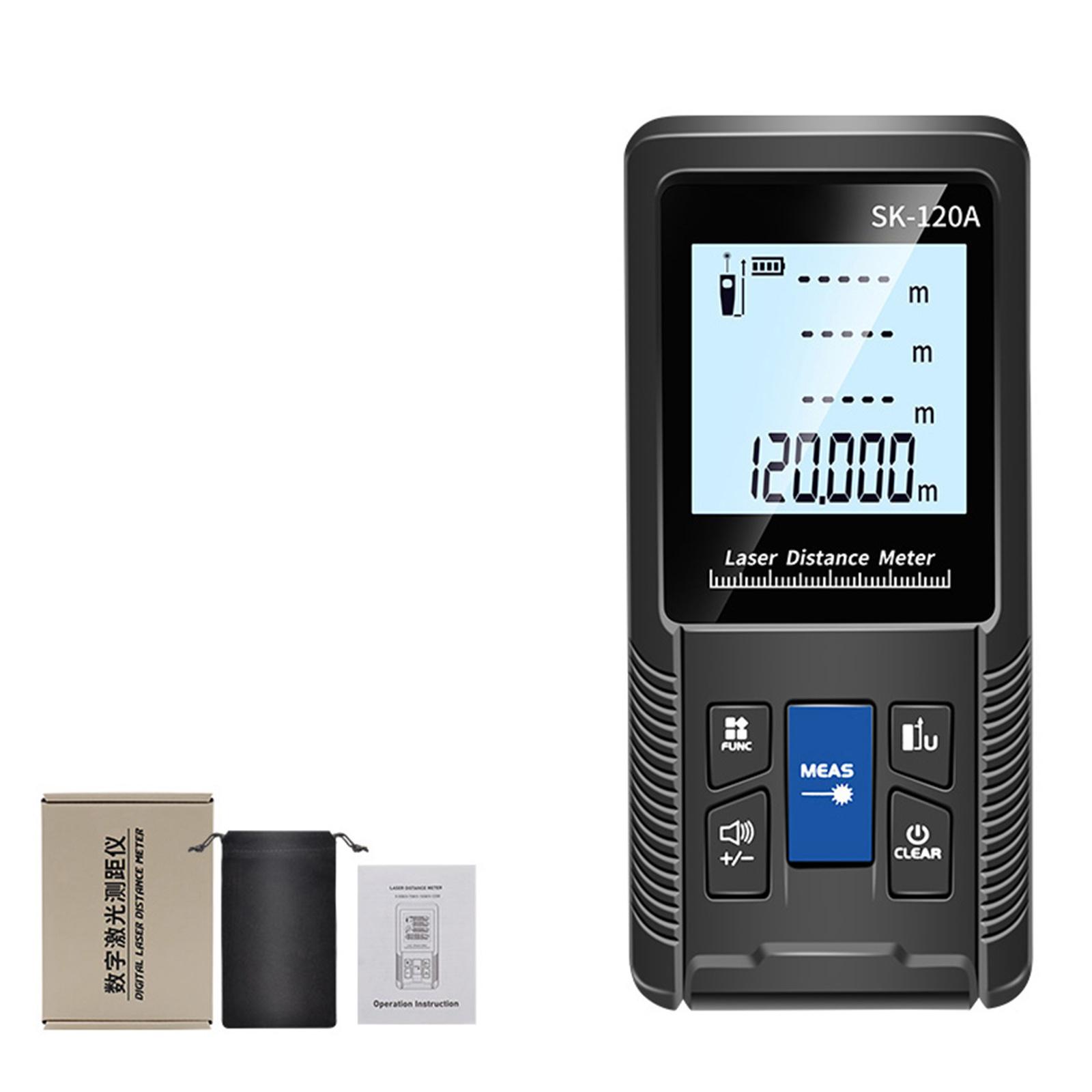 Ручной лазерный дальномер 40 м 50 м 70 м 100 м 120 м Цифровой sFinder Рулетка Линейка Тестовый инструмент Лента для измерения расстояний 40
Ручной лазерный дальномер 40 м 50 м 70 м 100 м 120 м Цифровой sFinder Рулетка Линейка Тестовый инструмент Лента для измерения расстояний 40