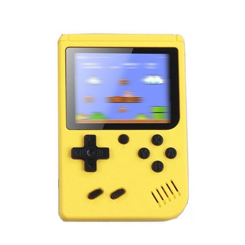 Цветная электронная игровая консоль Tetris с большим экраном, мини-игровая консоль жёлтый