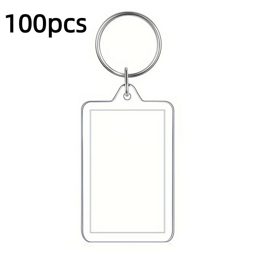 100pcs Blank Photo Keyrings Acrylic Blank Picture Insert Keychain Double Sided Clear Key Ring Photo Holder DIY Party Guest Gifts
100pcs Blank Photo Keyrings Acrylic Blank Picture Insert Keychain Double Sided Clear Key Ring Photo Holder DIY Party Guest Gifts