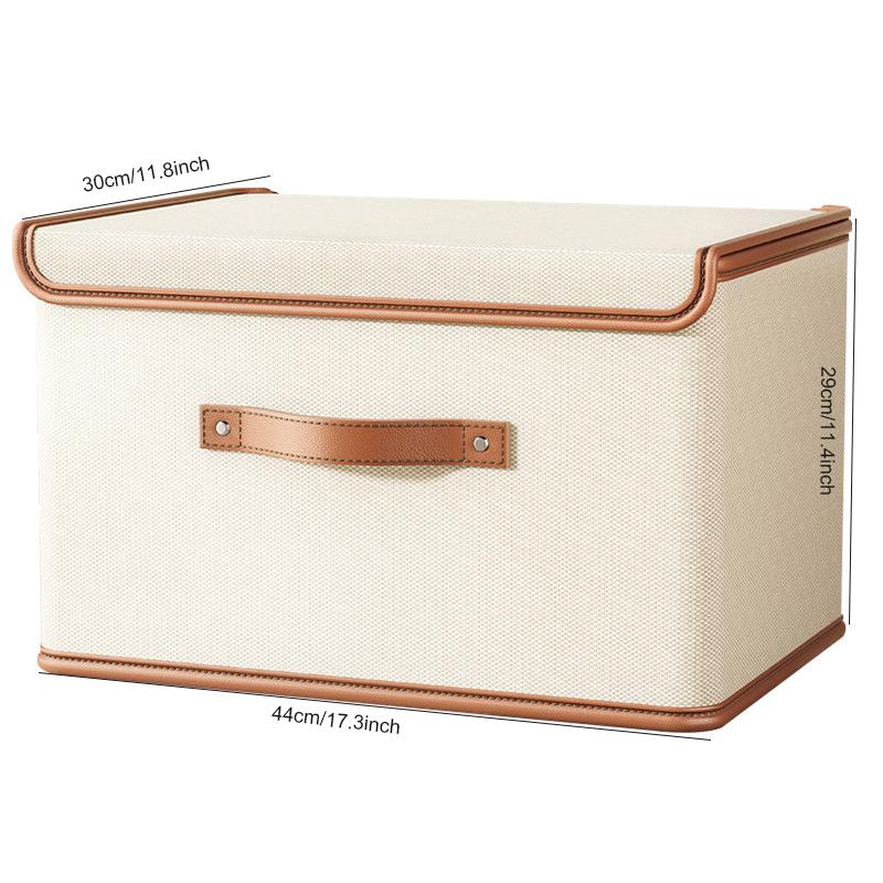 1pc Oxford Cloth Large Flap with Lid Integrated Storage Box Cloth Storage Box Cloth Household Bedroom Basket 2026 58*40*35CM
1pc Oxford Cloth Large Flap with Lid Integrated Storage Box Cloth Storage Box Cloth Household Bedroom Basket 2026 58*40*35CM